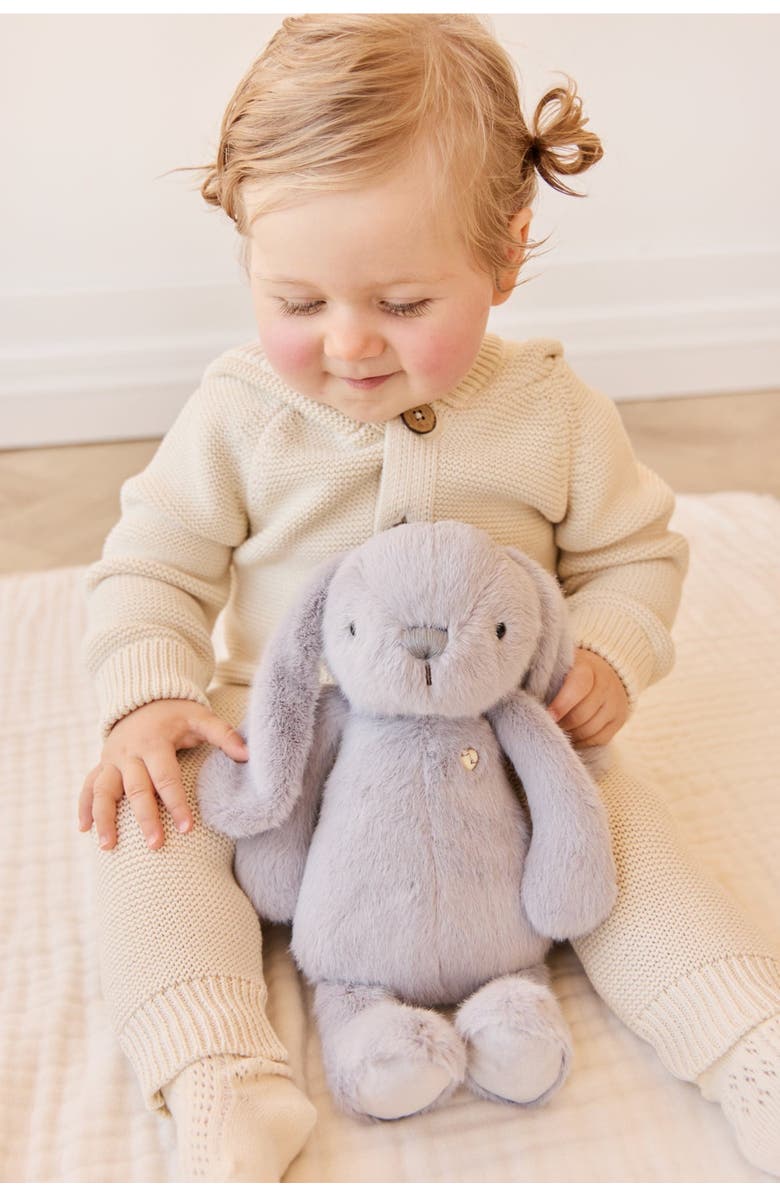 Snuggle Bunnies Penelope the Bunny 12" Plush & 6" Keychain Set, Alternate, color, Silver