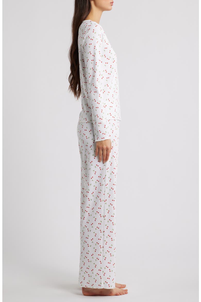 Ellie Cherry Pie Pima Cotton Pajamas, Alternate, color, CHERRY PIE