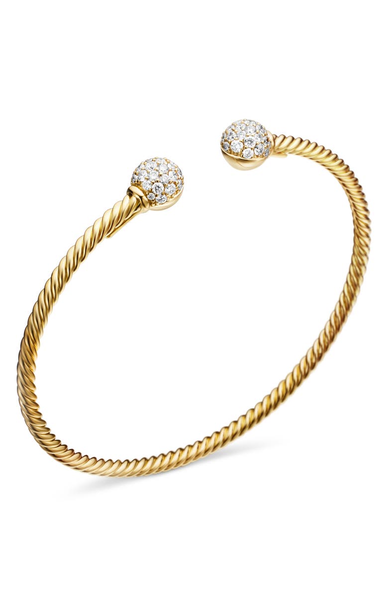 David Yurman Solari Bracelet in 18K Gold with Diamonds, Alternate, color,