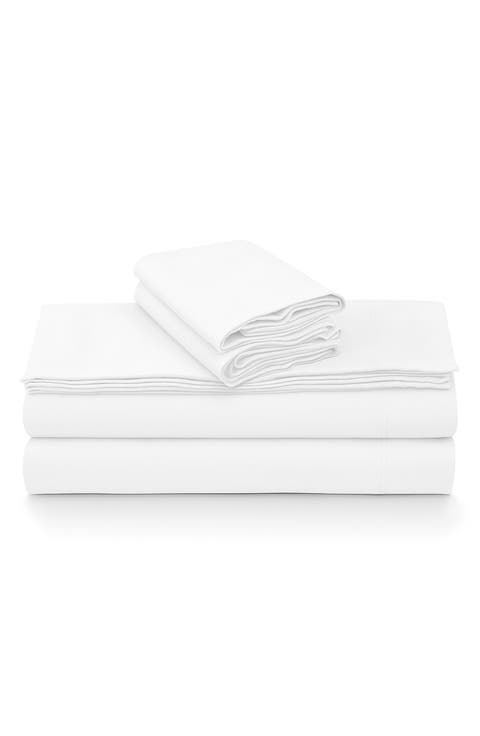 Solid Cotton Flannel Sheet Set