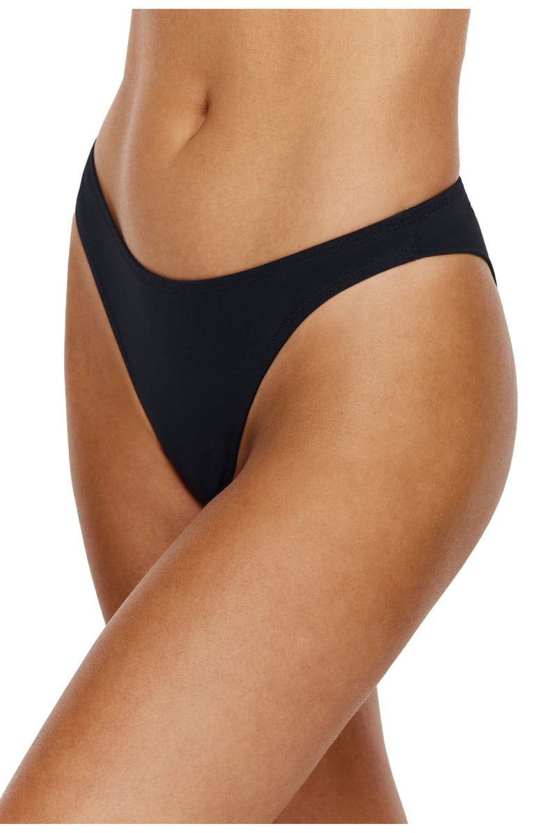 Flirtt Gottex Midnight Bikini Bottom, Alternate, color, Black