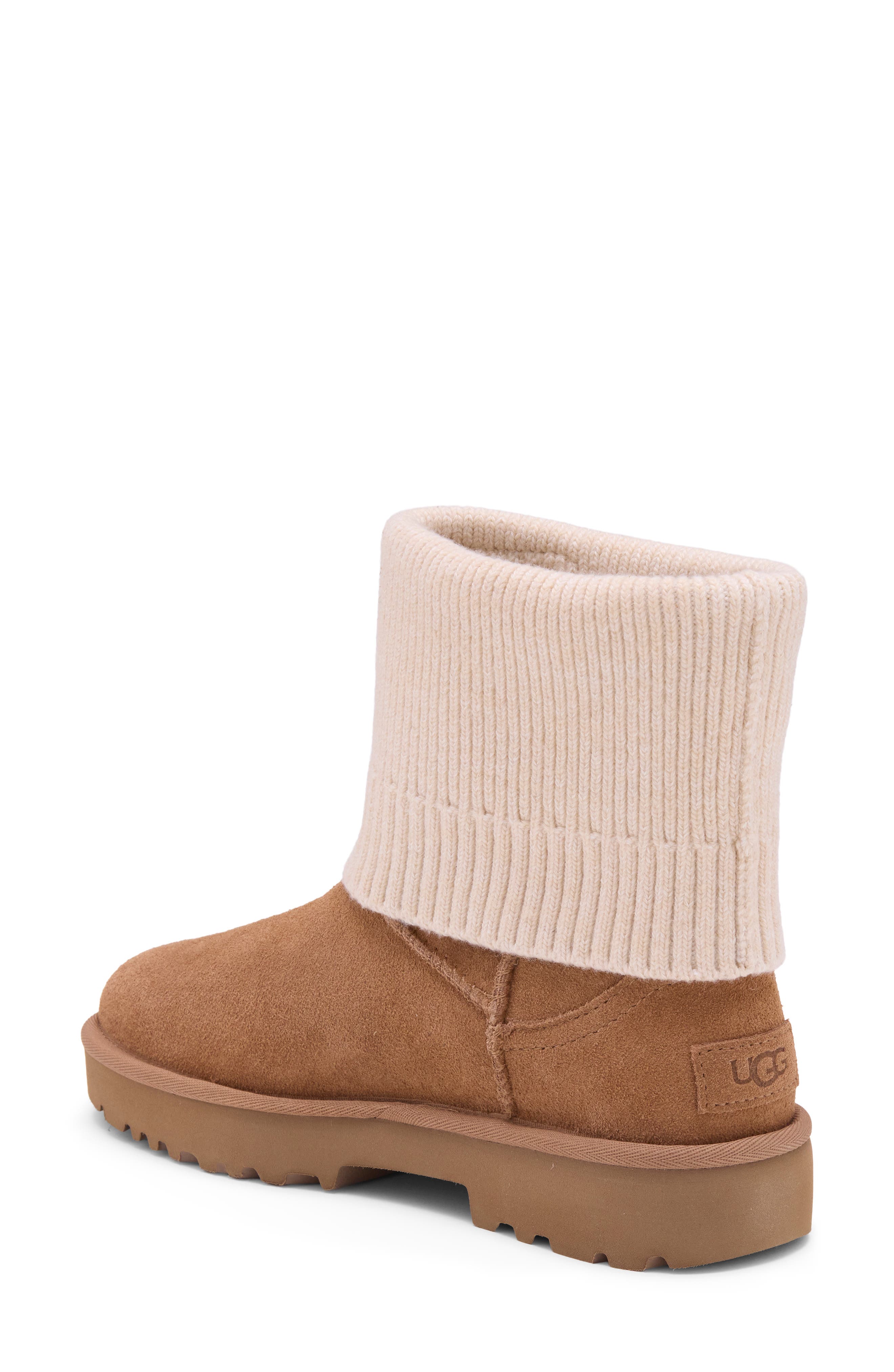 Marais Knit Chelsea Bootie, Alternate, color, CHESTNUT