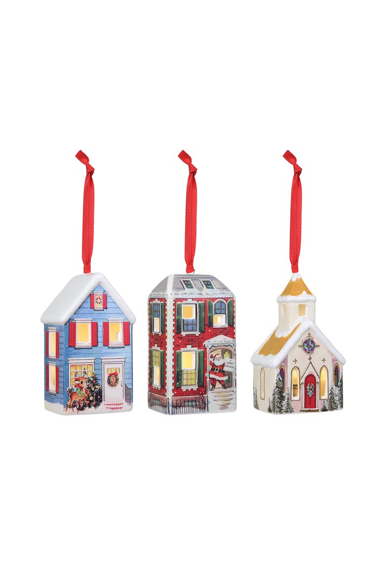 Vintage Village Ornaments Assortment - Set of 12, Alternate, color, Multicolored