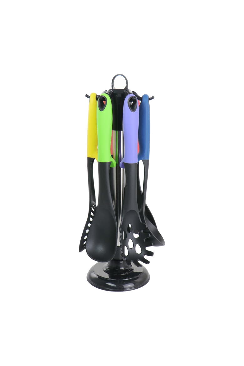 Nylon Cooking Utensils, Set of 7, Main, color, Assorted