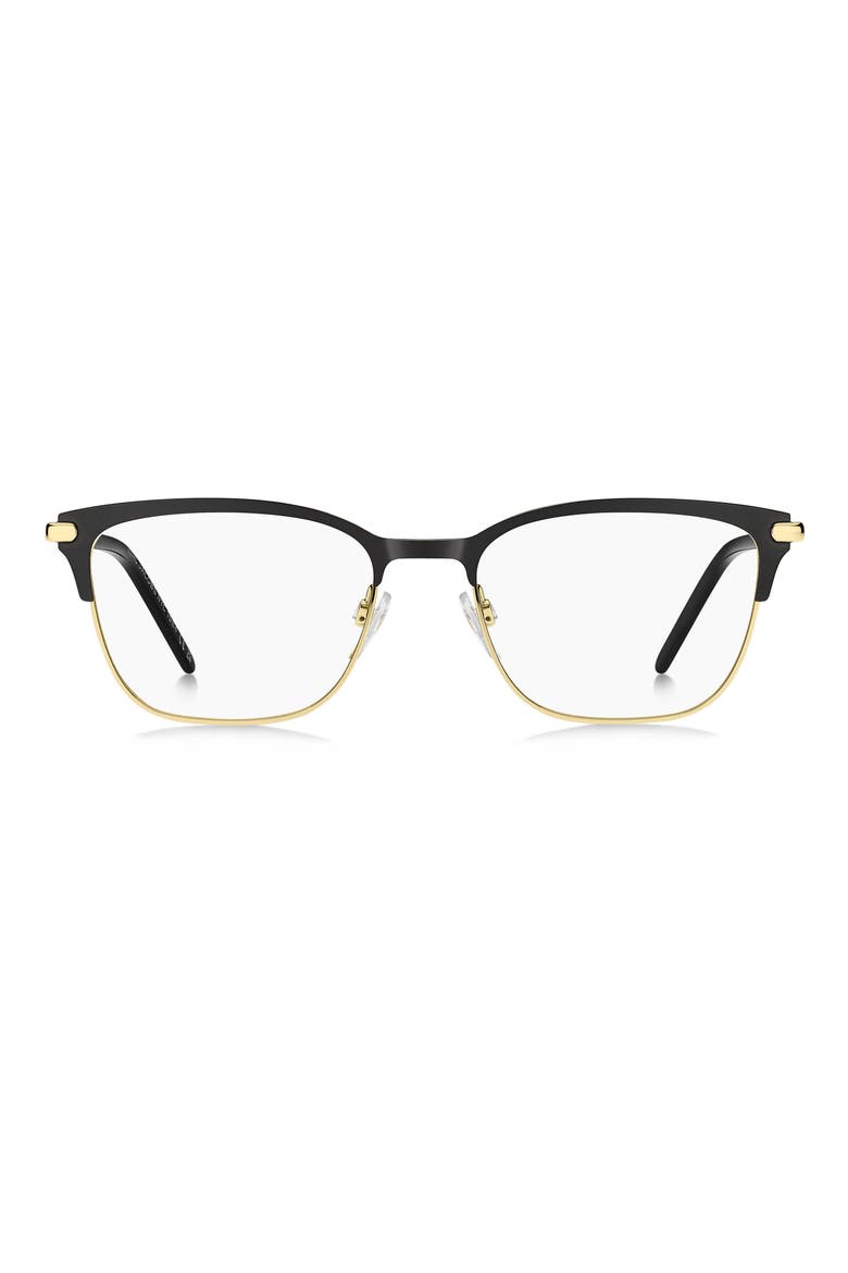 53mm Cat Eye Optical Glasses, Main, color, GOLD BLACK