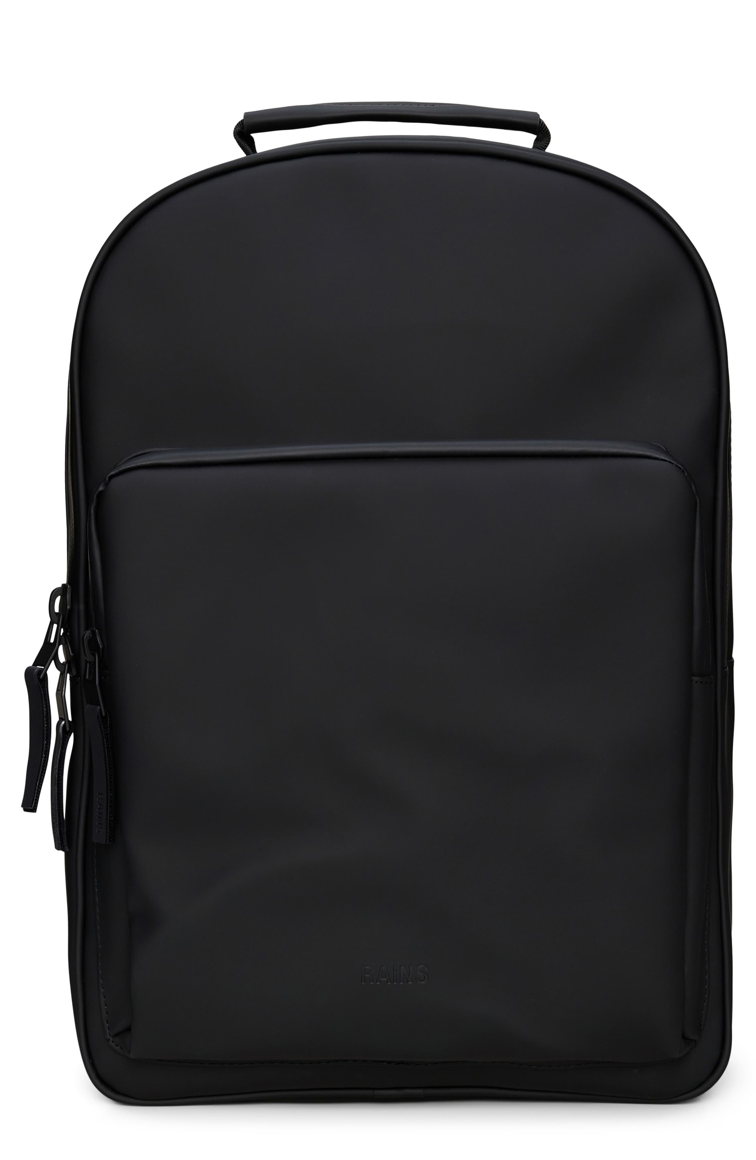 Rains Large Book Daypack, Main, color, Black