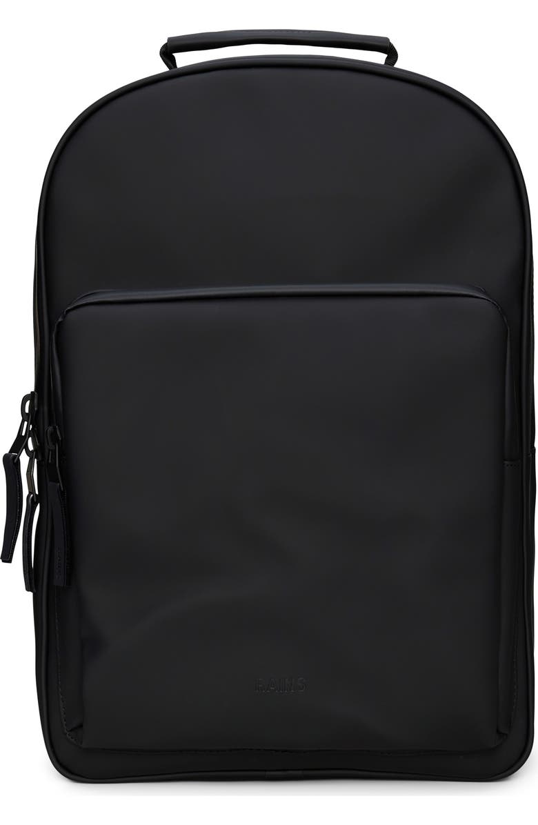 Rains Large Book Daypack, Main, color, Black