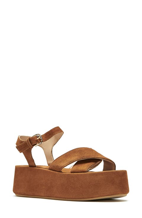 Kinsley Ankle Strap Platform Sandal (Women)