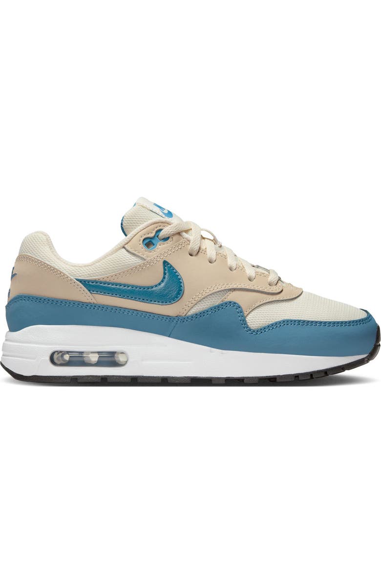 Nike Kids' Air Max 1 Sneaker, Alternate, color, 012 Sftprl/Ltkaki