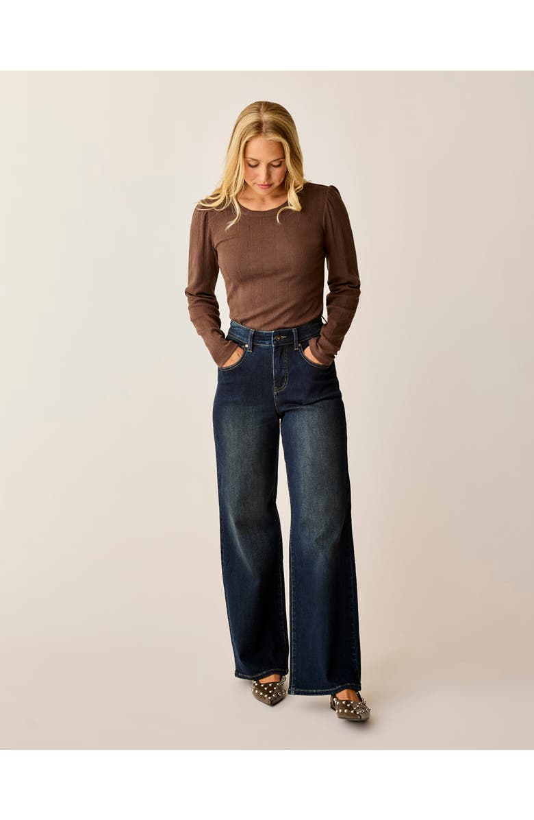 Carve Designs Audrey Wide Leg, Alternate, color, Dark Rinse