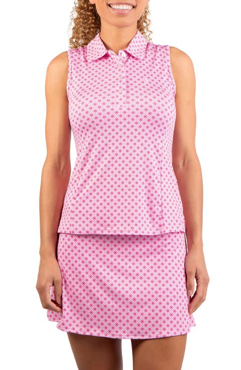 Geo Floral Polo Tank