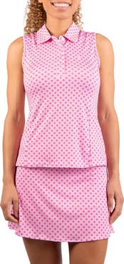 TailorByrd Geo Floral Polo Tank