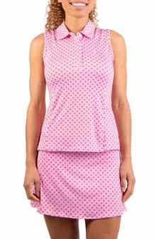 TailorByrd Geo Floral Polo Tank