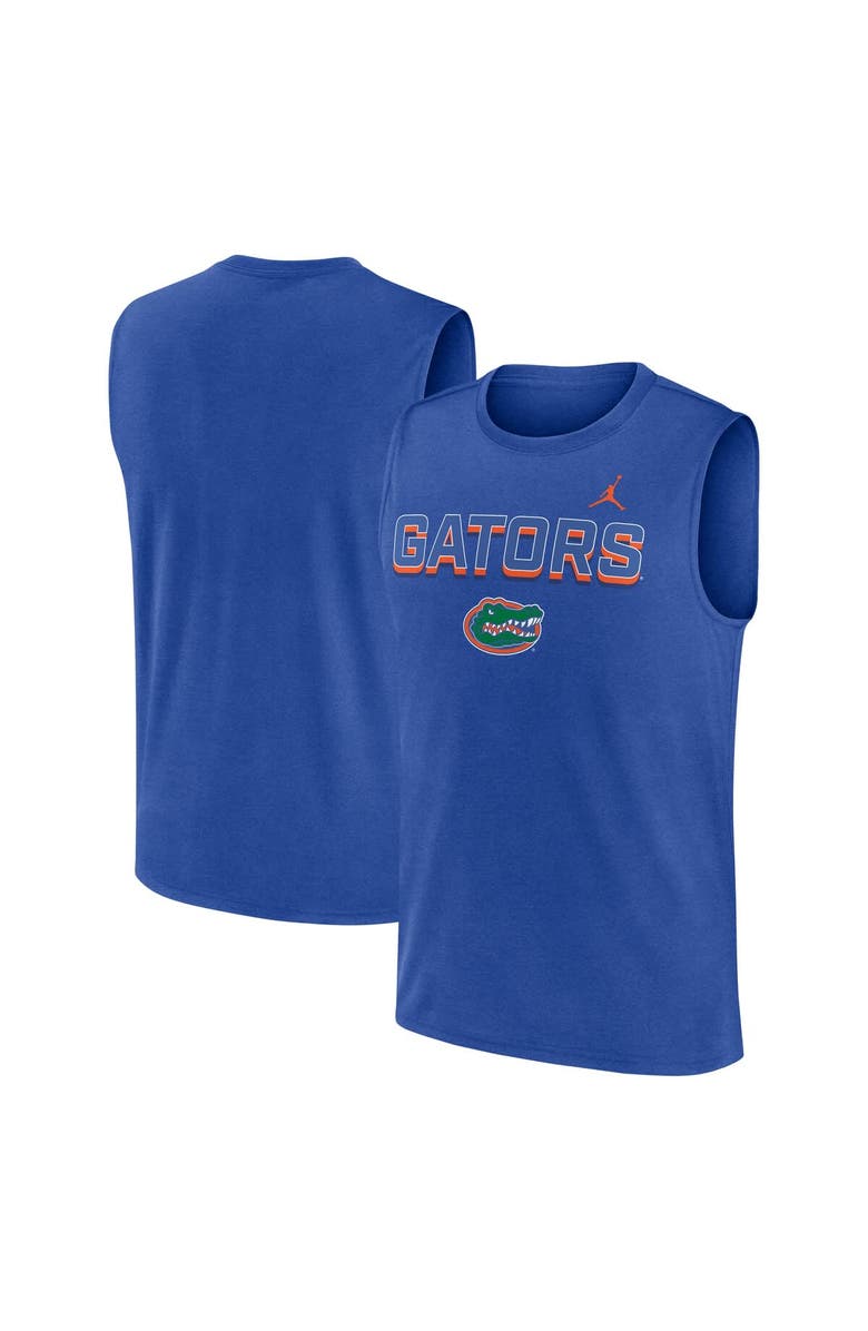 Jordan Brand Men's Jordan Brand Royal Florida Gators Primetime Tricode Legend Performance Tank Top, Main, color, Royal