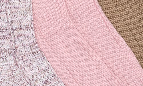 Nordstrom Rack Assorted Marled 3-pack Boot Socks In Multi