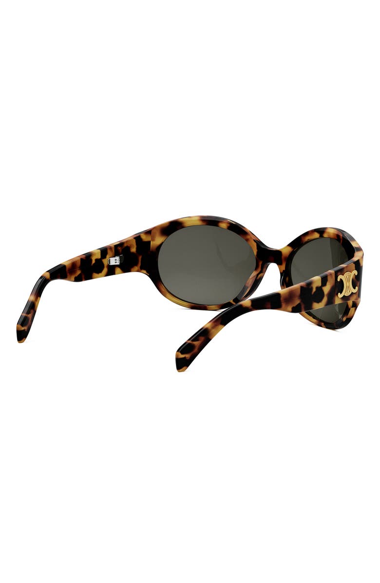 CELINE Triomphe 62mm Oval Sunglasses, Alternate, color, 