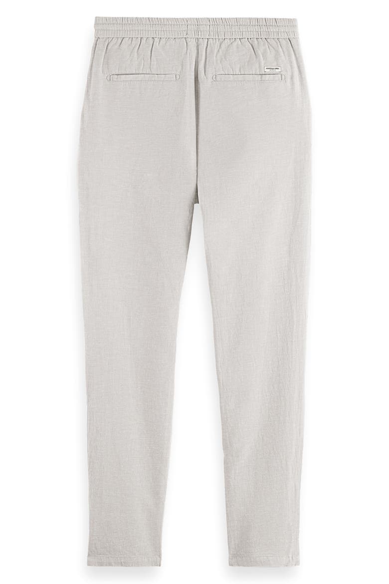 Warren Cotton & Linen Pants, Alternate, color, GREY