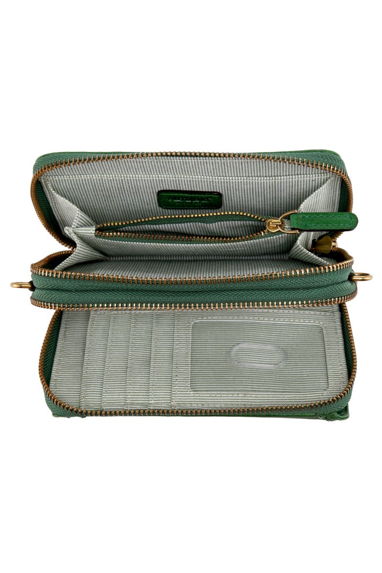 Northwood Genuine Leather Convertible Crossbody Wallet, Alternate, color, Green
