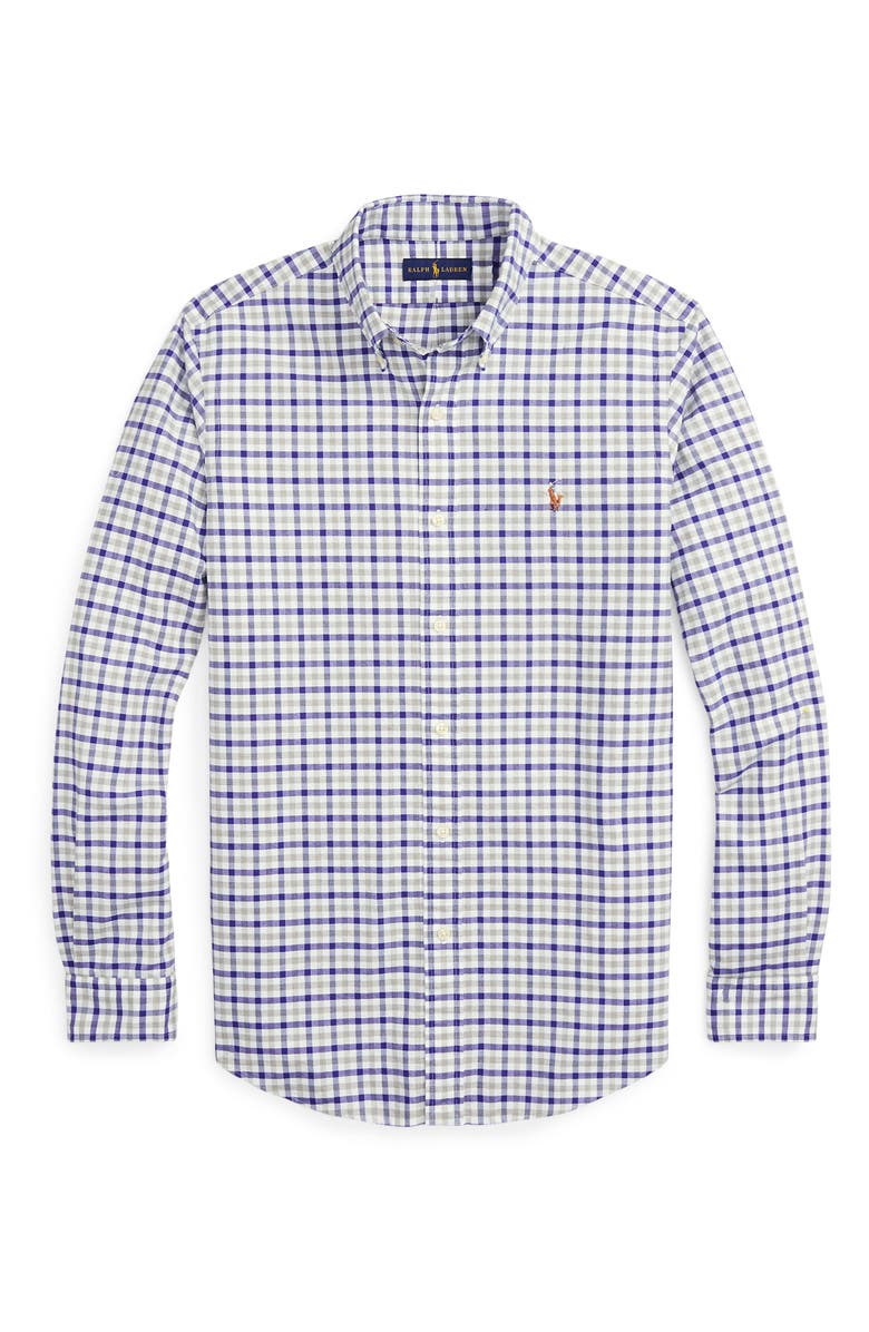 Polo Ralph Lauren Oxford Cotton Poplin Button-Down Shirt, Alternate, color, 