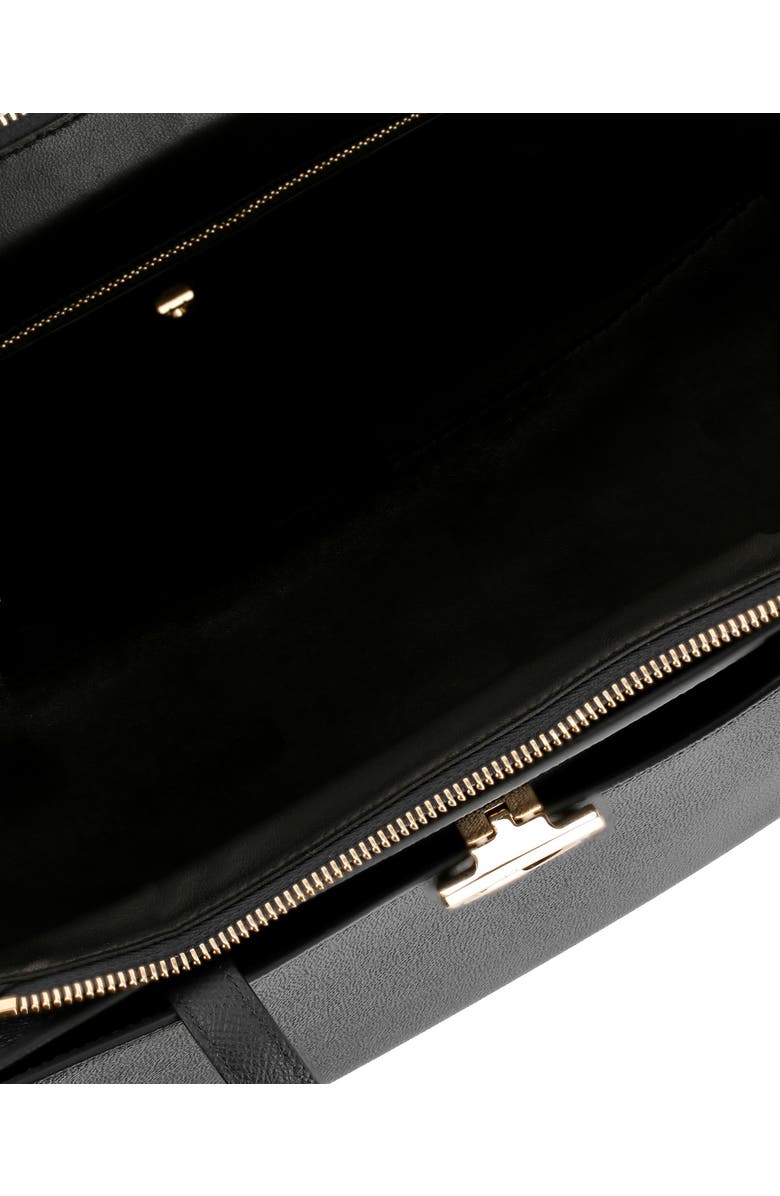 FERRAGAMO Gemini Pebbled Leather Tote, Alternate, color,