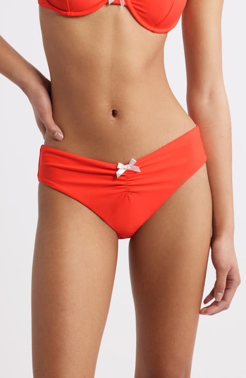 Ruched Bikini Bottoms