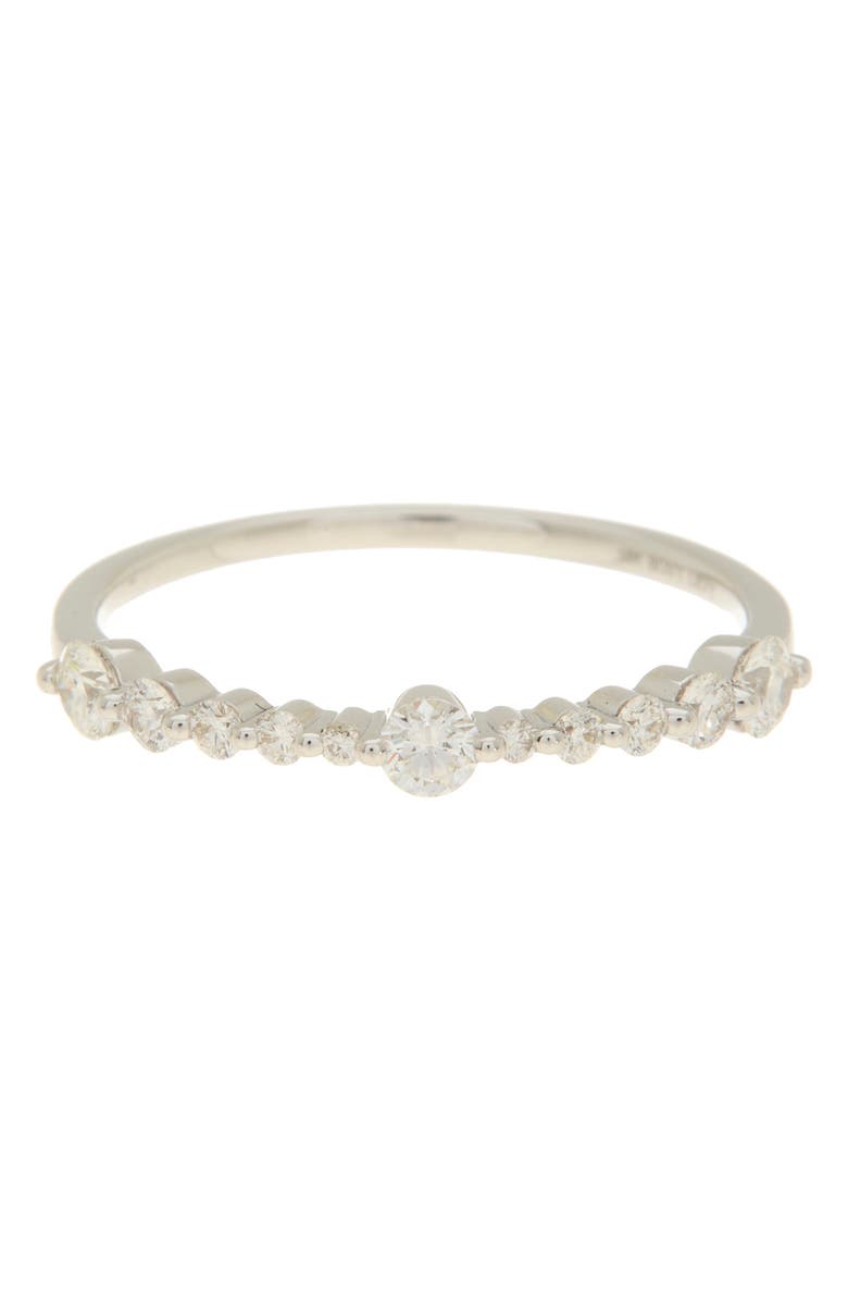 Bony Levy 18K White Gold Liora Diamond Graduated Stack Ring - 0.34 ctw, Alternate, color, 