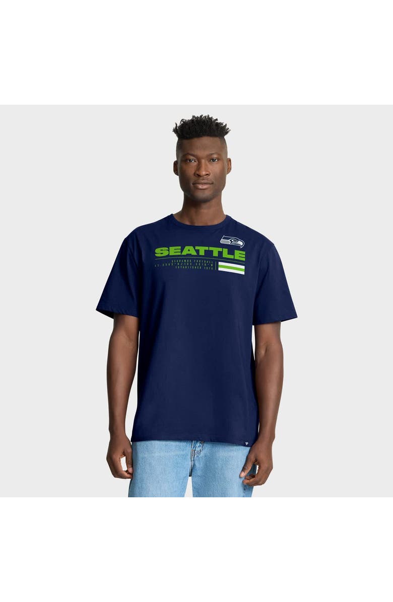 FANATICS Men's Fanatics College Navy Seattle Seahawks Chop Block Legacy T-Shirt, Main, color, College Navy