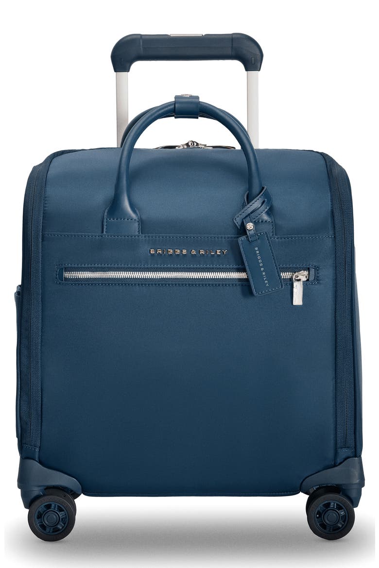Rhapsody Cabin Spinner Carry-On Suitcase, Main, color, NAVY