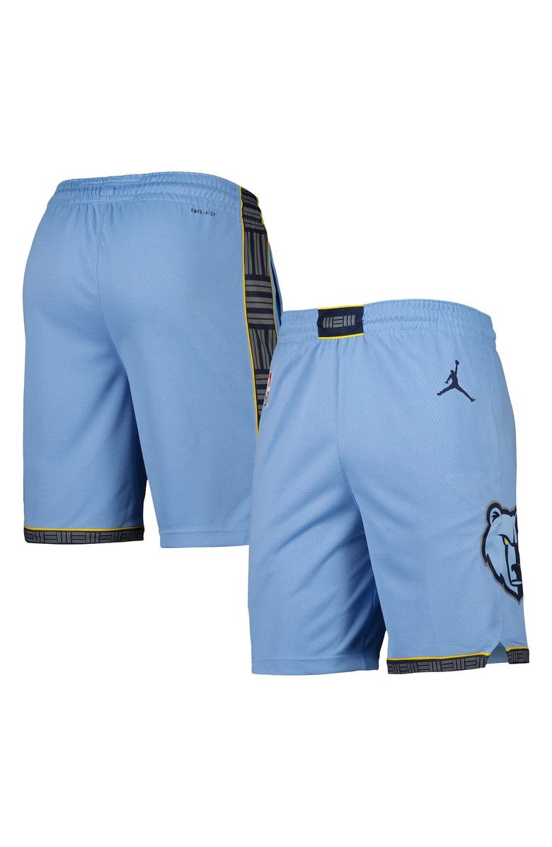 Jordan Brand Men's Jordan Brand Light Blue Memphis Grizzlies 2022/2023 Statement Edition Swingman Performance Shorts, Main, color, Light Blue