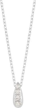 Estella Bartlett Teardrop Cubic Zirconia Pendant Necklace