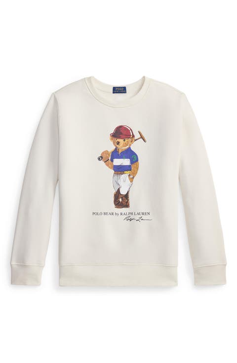 Kids' Polo Bear Fleece Crewneck Sweatshirt (Big Kid)