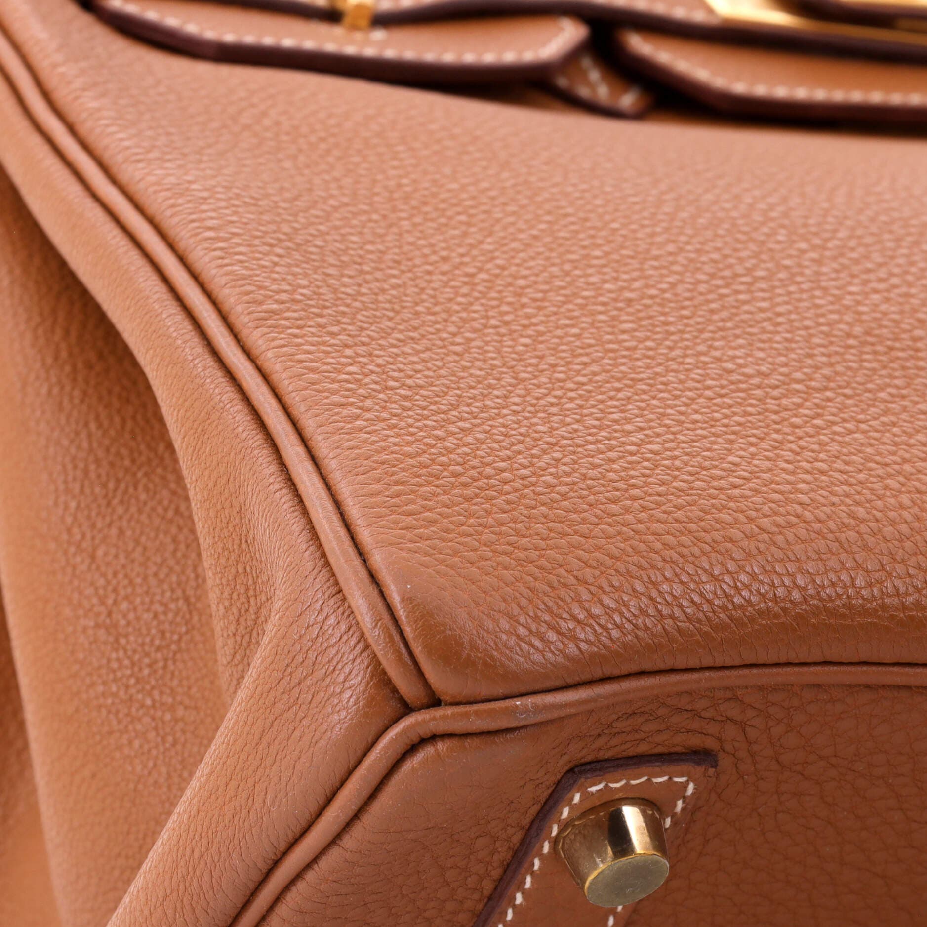 Birkin Handbag Brown Togo with Gold Hardware 30, Alternate, color, Metallic Gold
