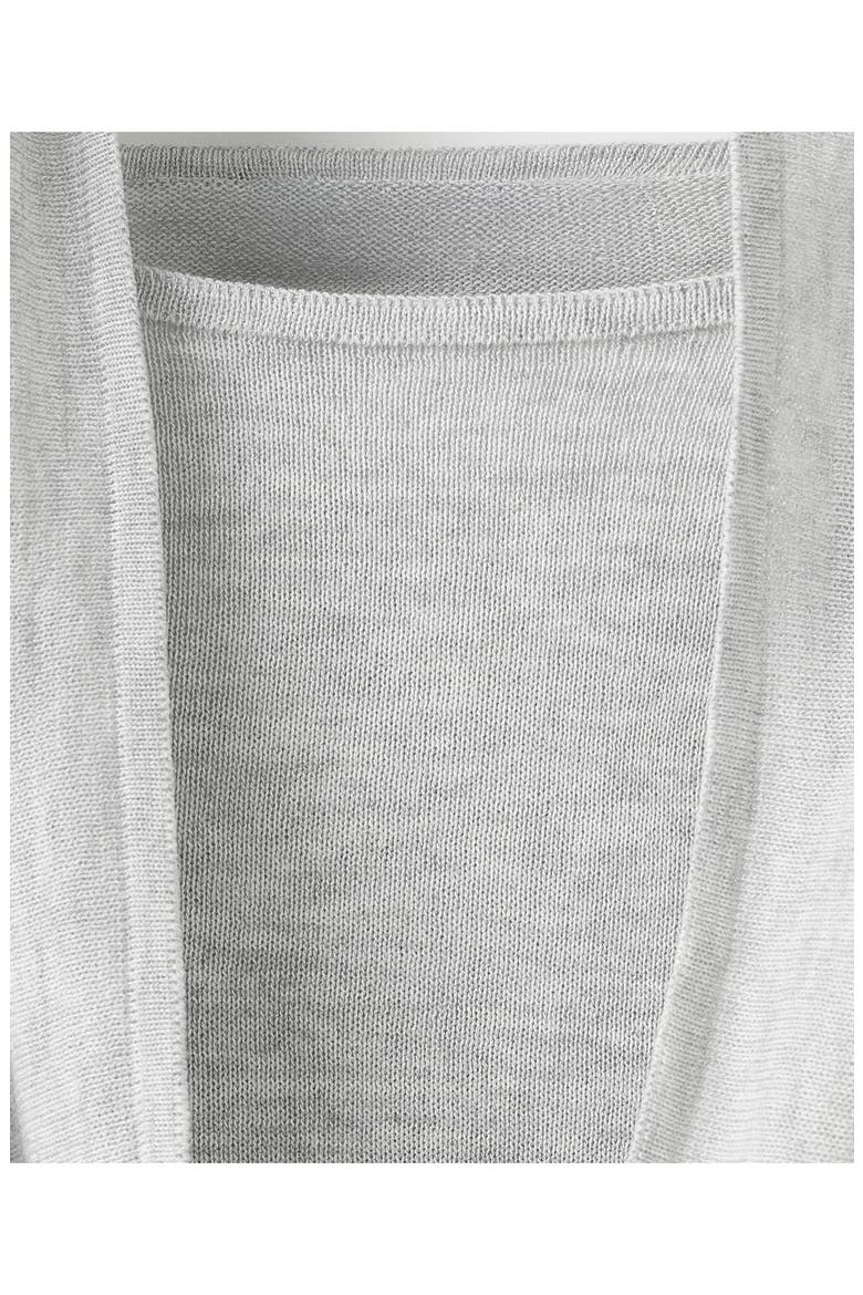 Cowl Front Sweater, Alternate, color, MEDIUM HEATHER GREY