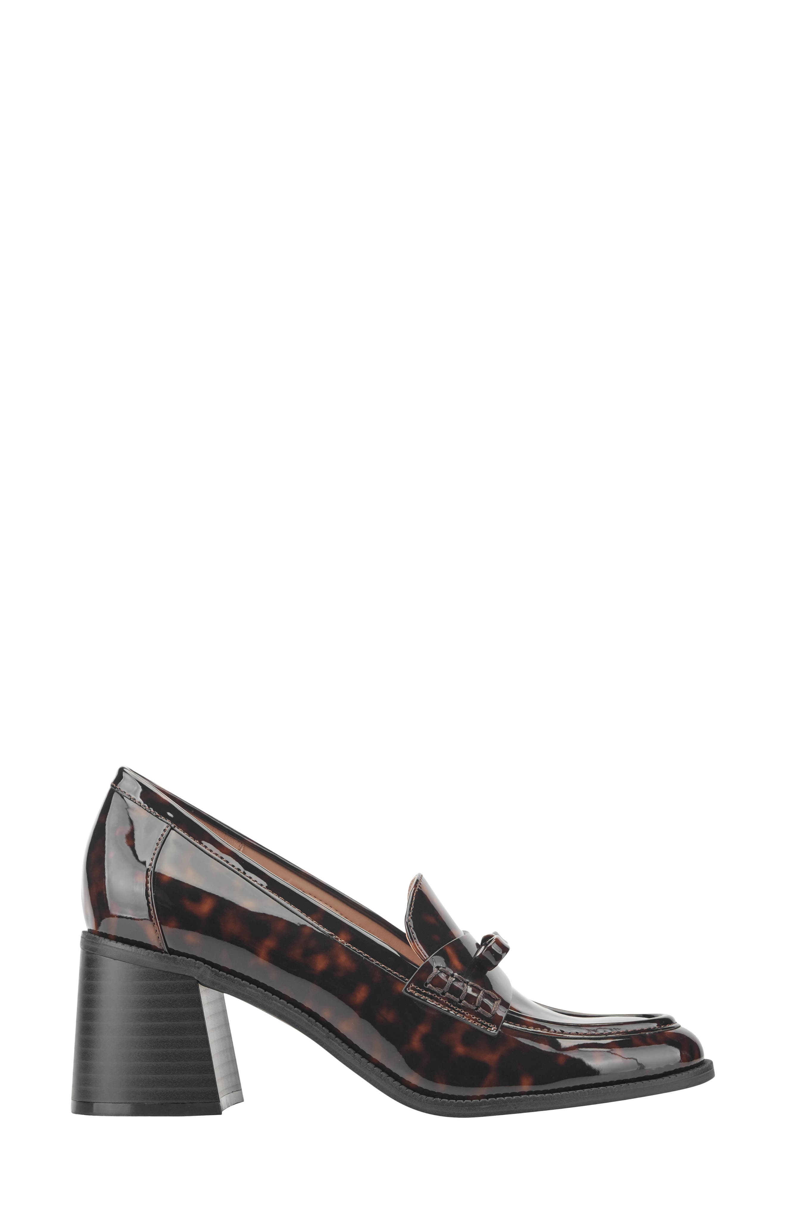 Kaynei Faux Leather Pump, Alternate, color, NATURAL TORTOISE PATENT