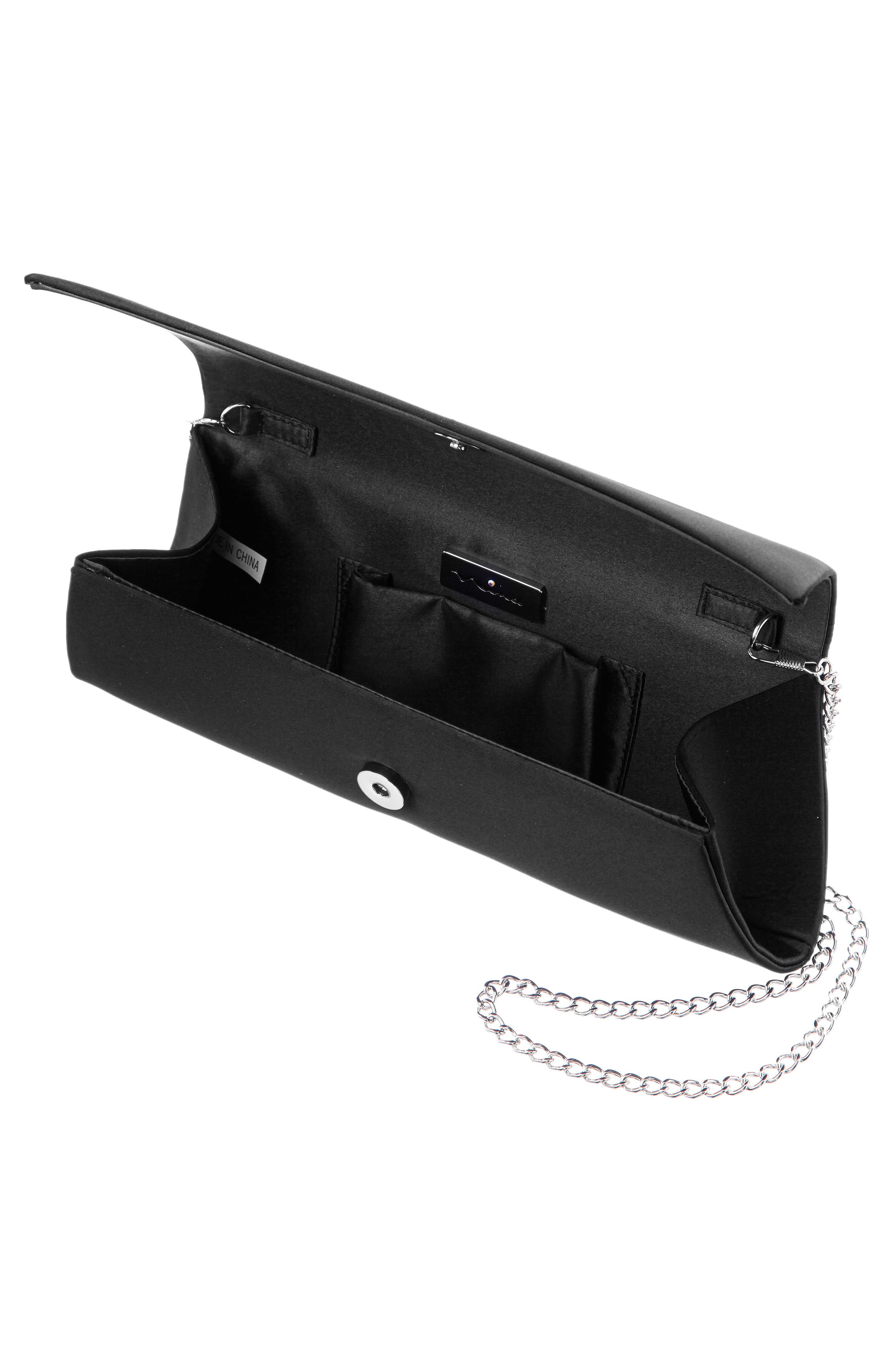 Nina Zoey Clutch, Alternate, color, Black