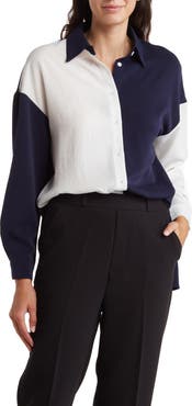 PATRIZIA LUCA Colorblock Blouse