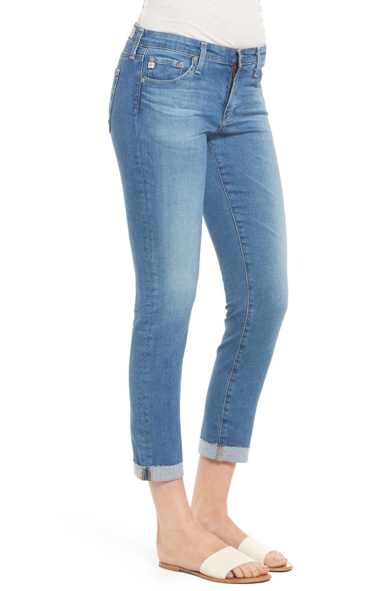 AG The Stilt Roll Cuff Cigarette Leg Jeans, Alternate, color, 12 Year Canyon