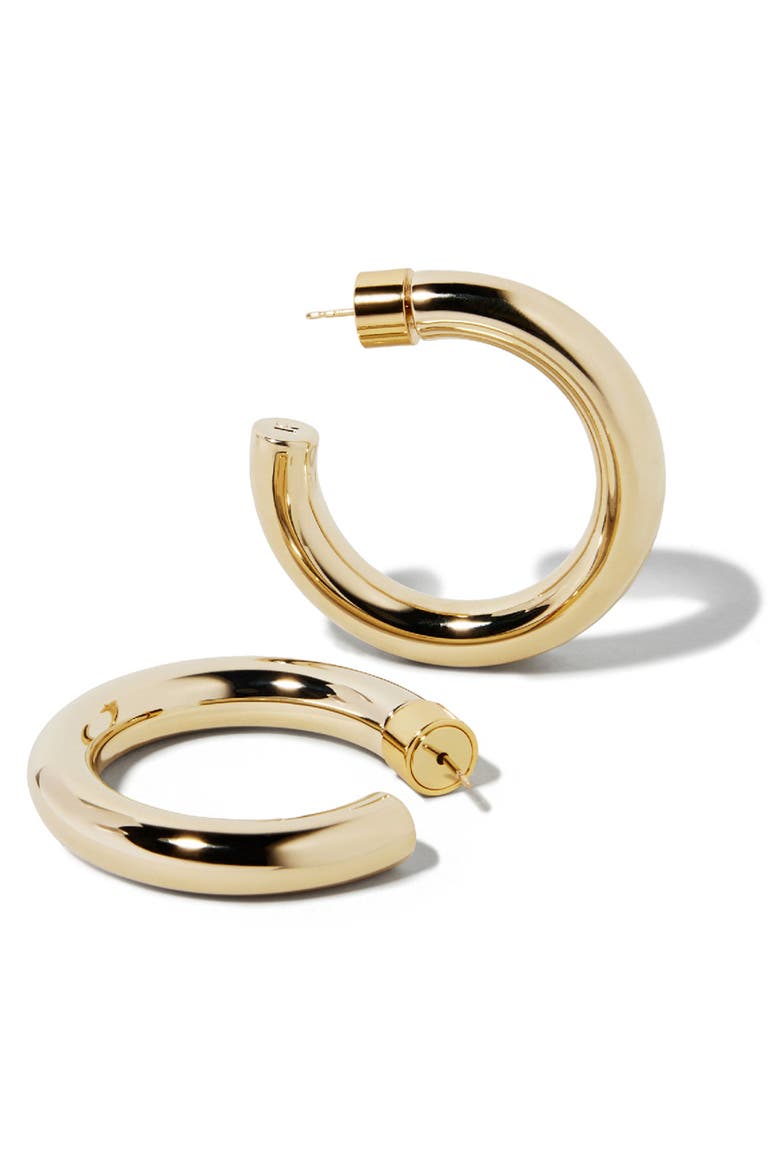 Samira Mini Hoops, 1-Inch, Alternate, color, GOLD