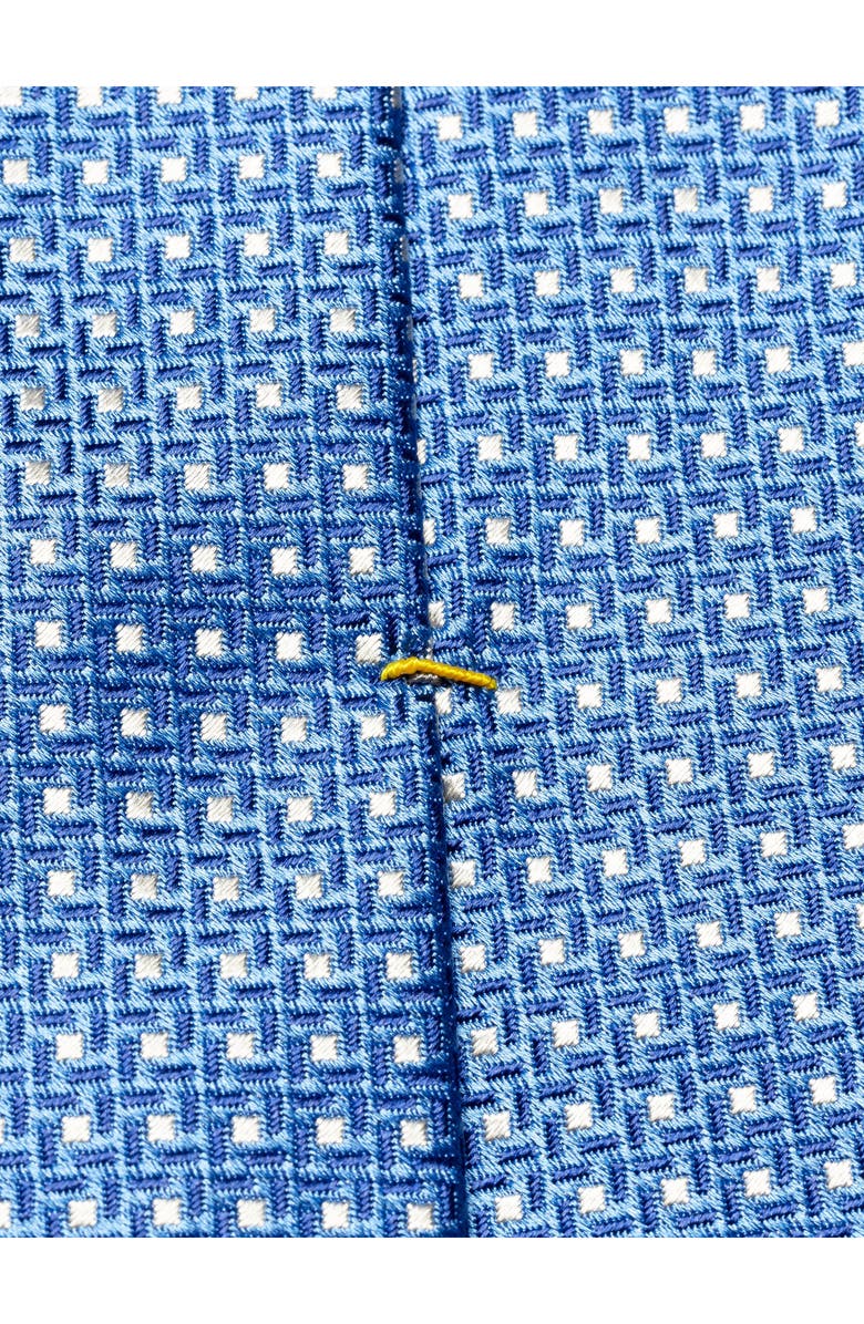 Eton Geometric Silk Tie, Alternate, color, Dark Blue