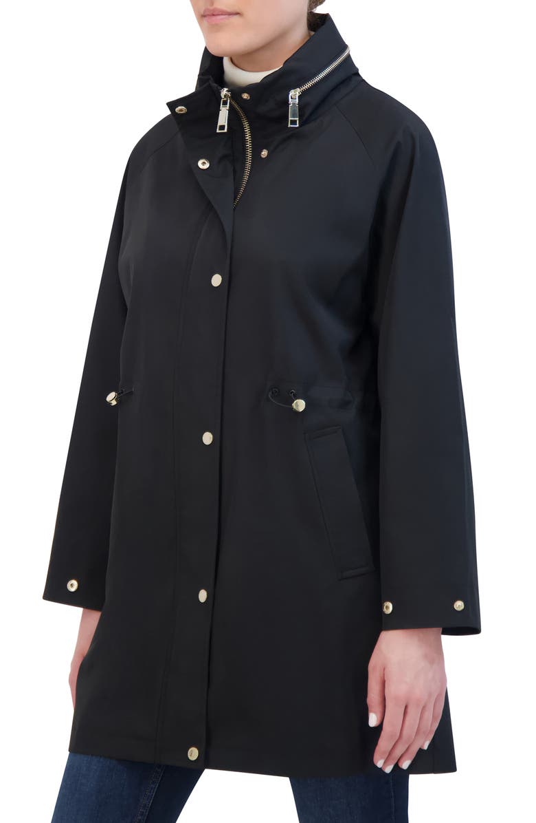 Rebecca Minkoff Oversize Water Repellent Hooded Rain Jacket, Alternate, color, 