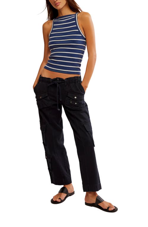 Shop Free People Mia Rib Stripe Crop Tank