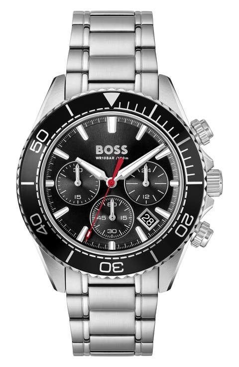 Sealiner Chronograph Bracelet Watch, 44mm
