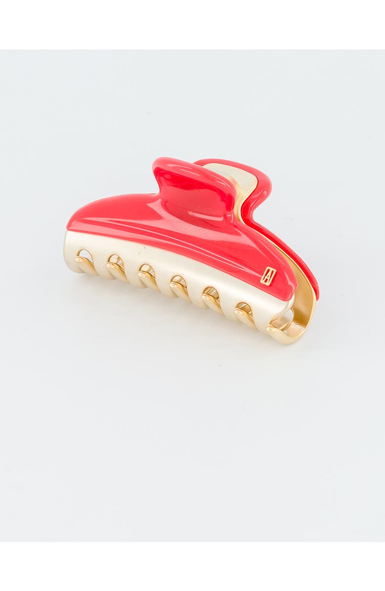 Alexandre de Paris Vendome Hair Claw Clip, Alternate, color, Red