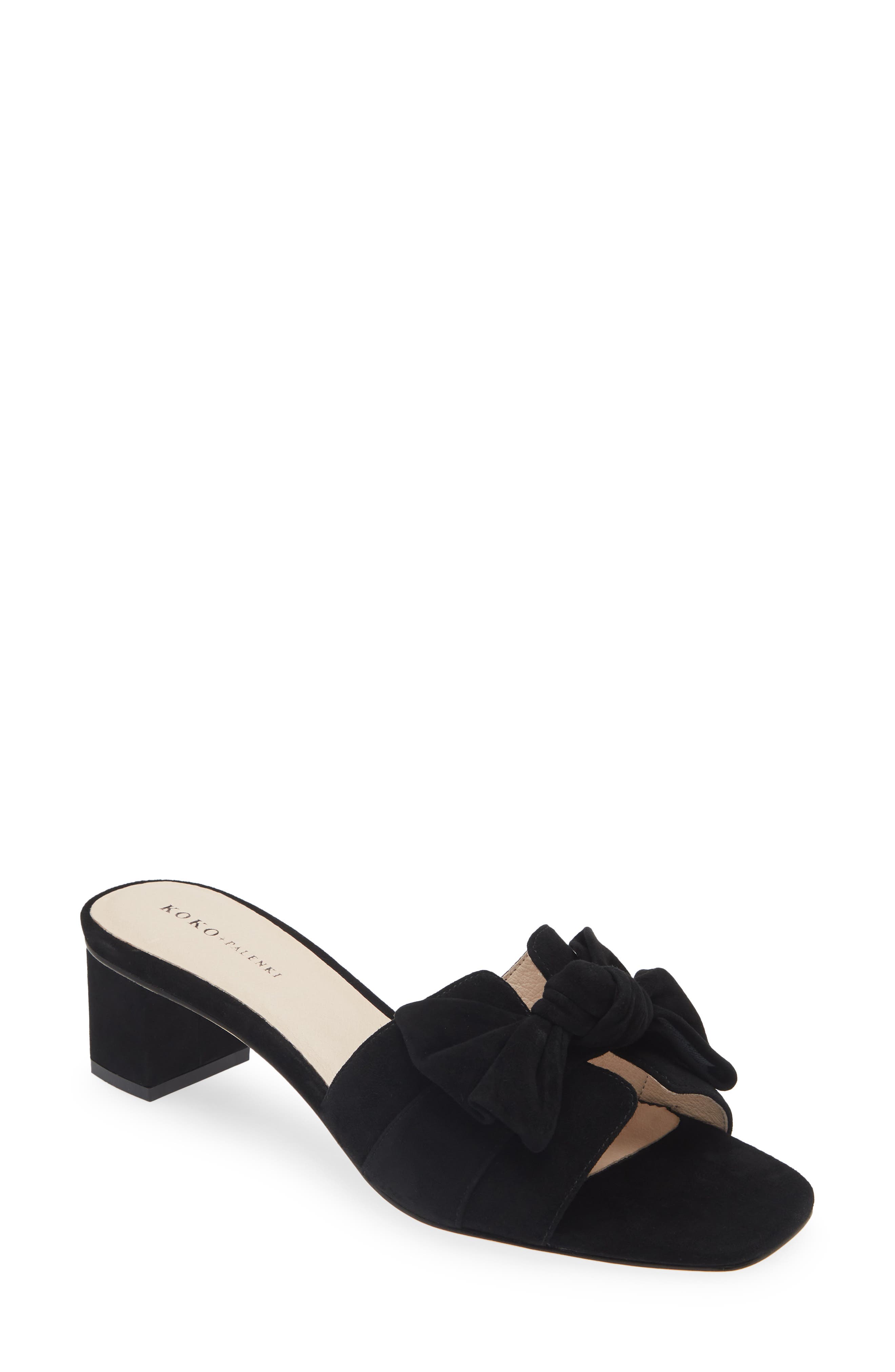 KOKO + PALENKI Sidney 2 Sandal, Main, color, Black Suede