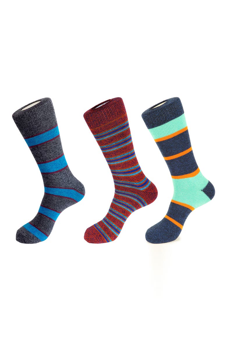 3-Pack Boot Socks, Main, color, GREY RED BLUE