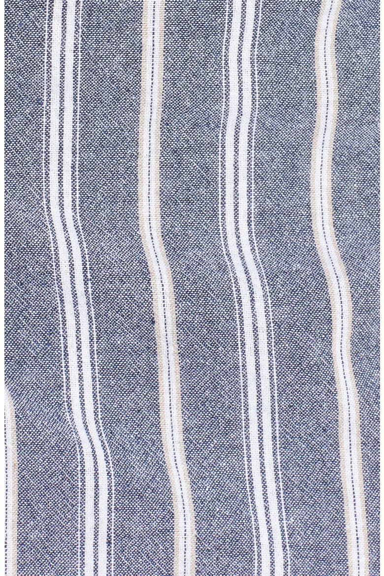Voyage Stripe Wrap Dress, Alternate, color, NAVY/ WHITE