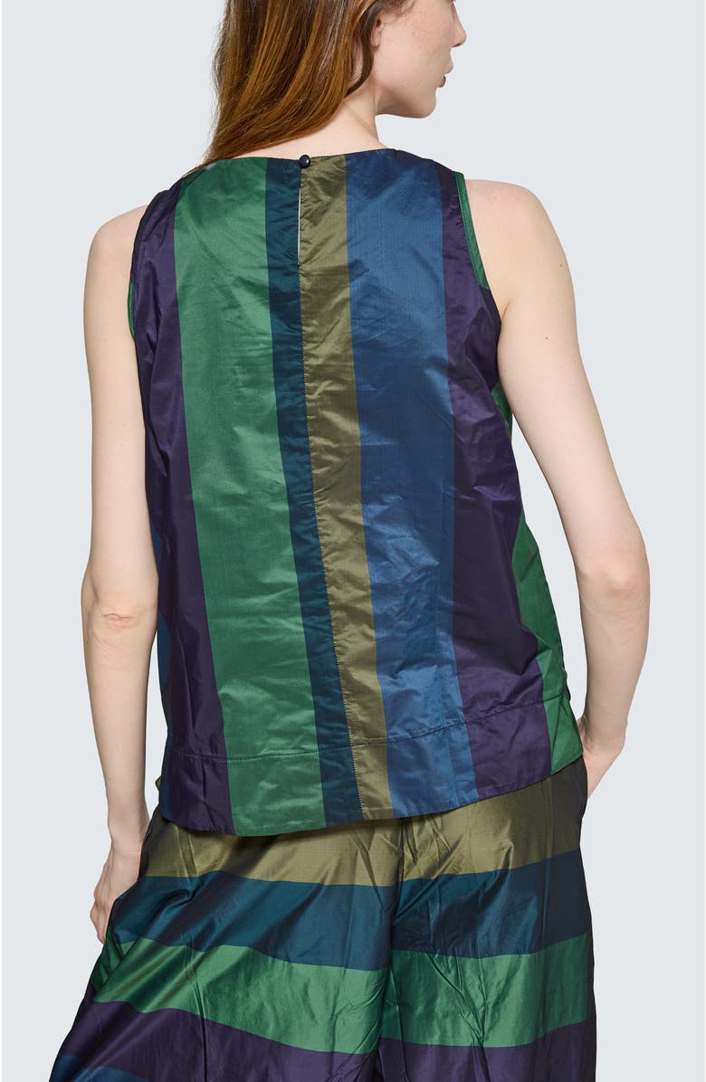 LUUKAA Tamara Taffeta Top, Alternate, color, Oasis Blue