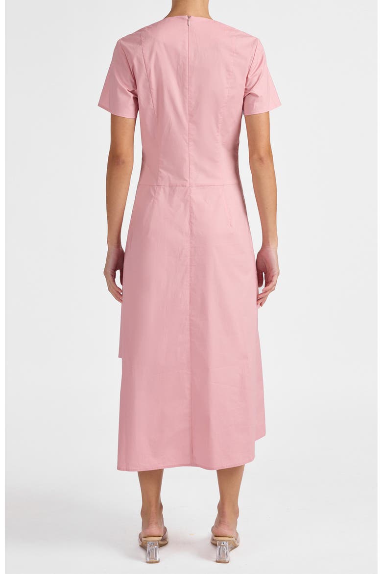 Madeline Multi-Panel Dress in Stretch Cotton, Alternate, color, Candy Pink