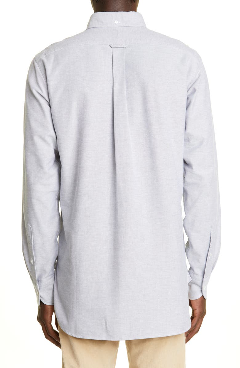 Drake's Oxford Cotton Button-Down Shirt, Alternate, color, 