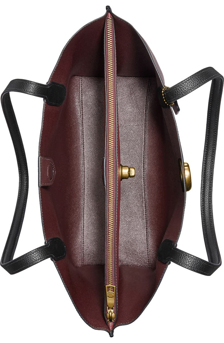 COACH Willow Leather Tote, Alternate, color,